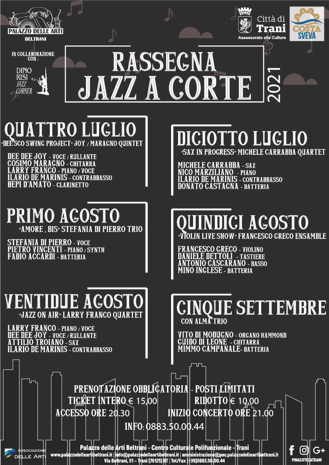 Loc. intera rassegna Jazz a Corte III edizione